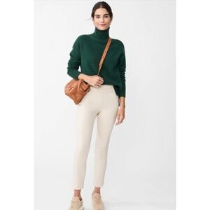 J MCLAUGHLIN ROMILY PANT 4 PULL ON CROPPED TULIP ANKLE STRETCH POCKETS CASUAL